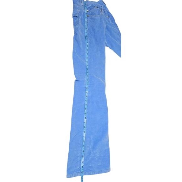 Cache Contour Collection Pants Blue Womens 8 Flare Leg - Picture 10 of 11